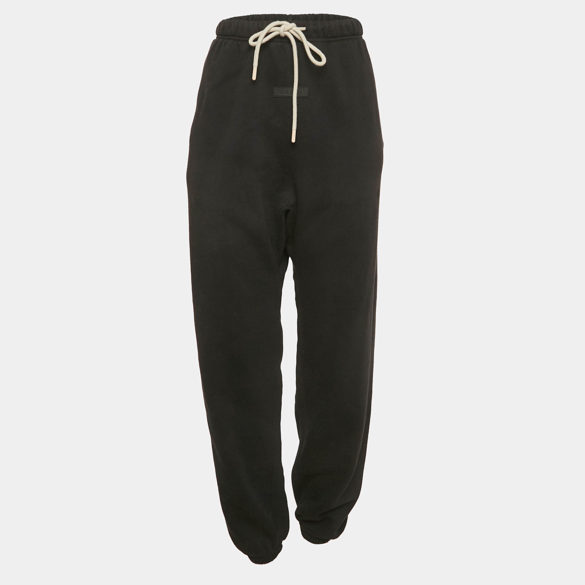 

Essentials Fear of God Black Cotton Sweatpants L