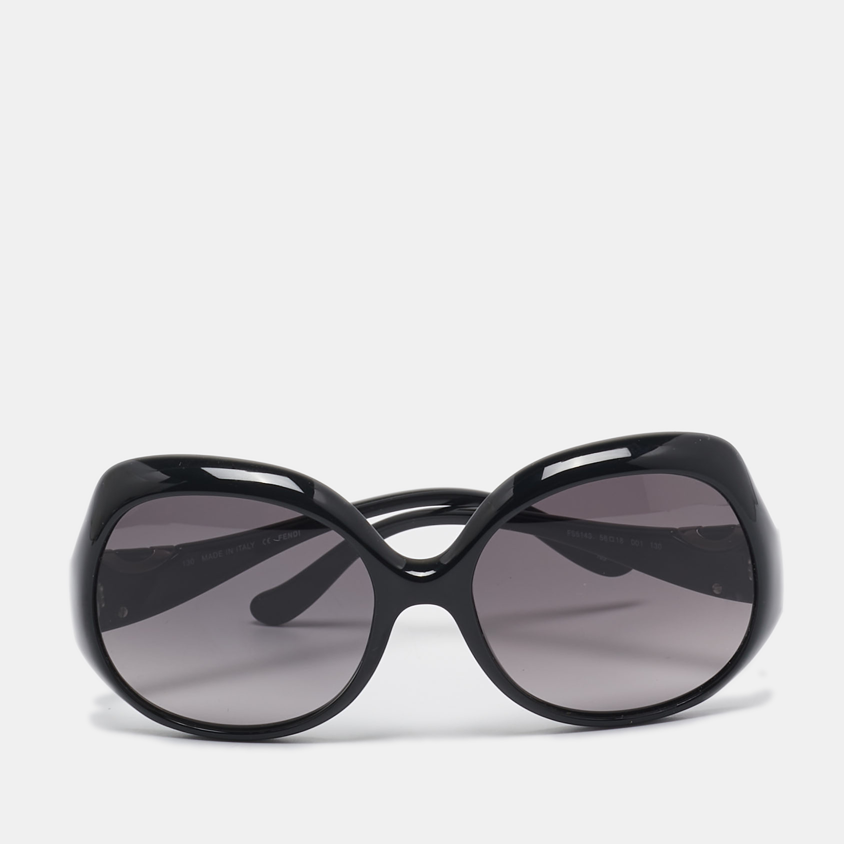 

Fendi Black Gradient FS5143 Oversized Sunglasses