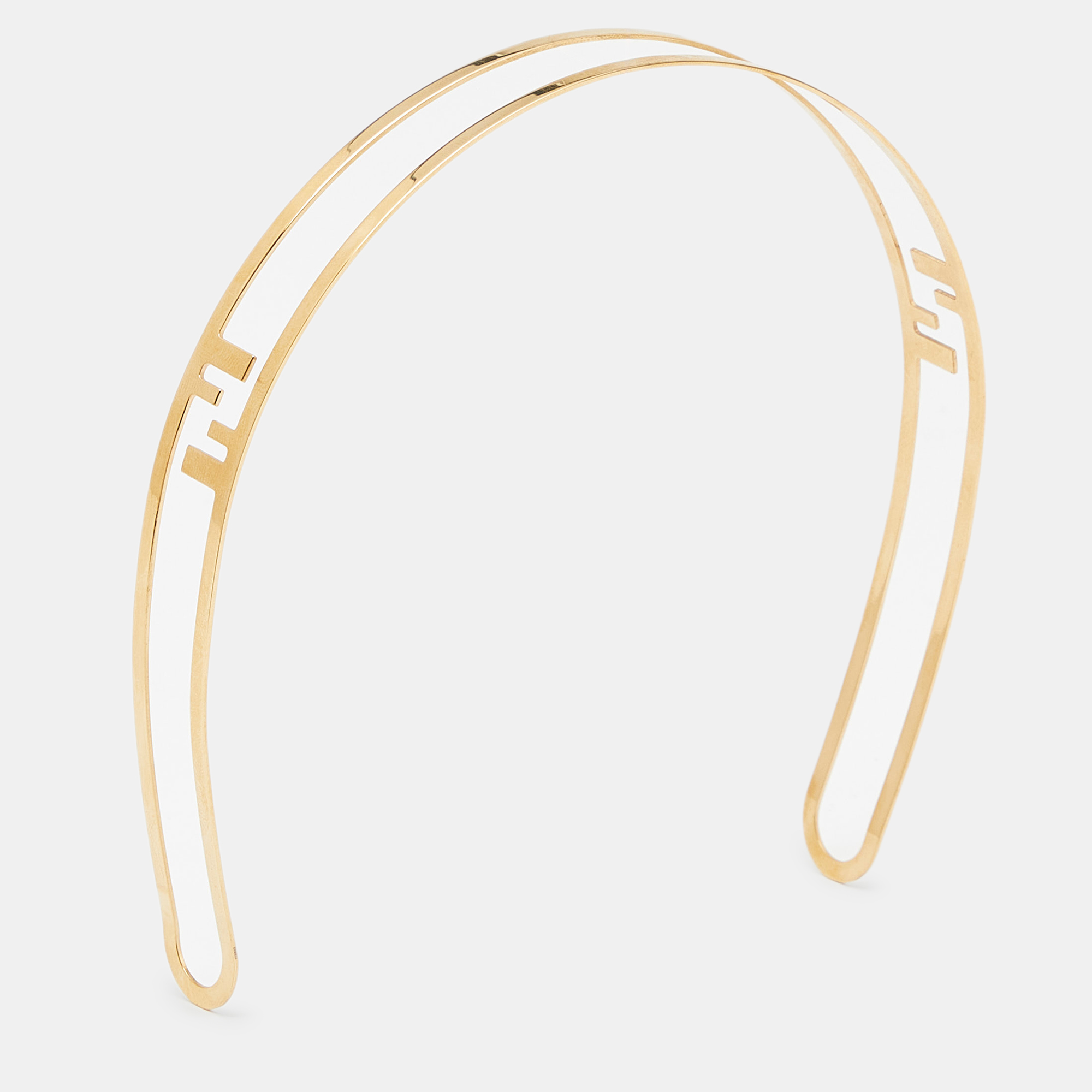 

Fendi FF Gold Tone Headband