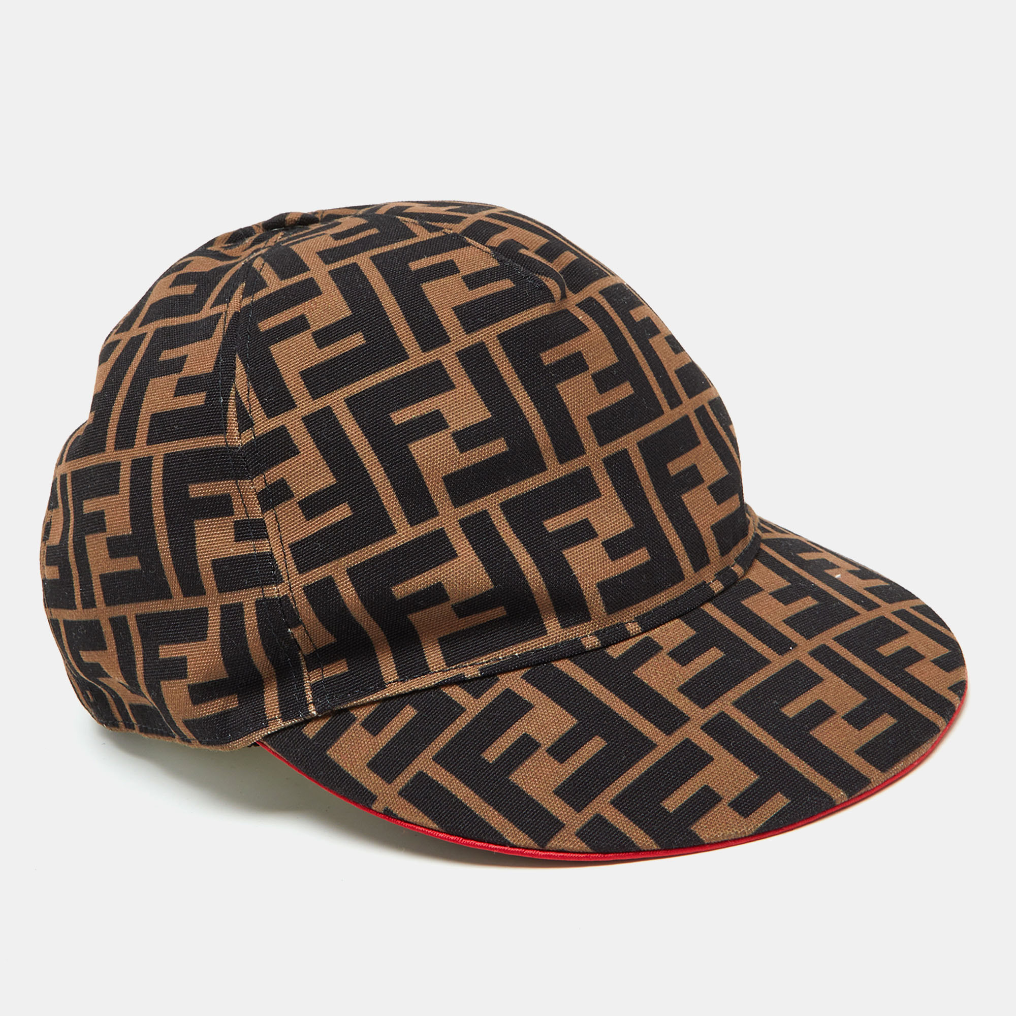 

Fendi Tobacco Brown Zucca Pattern Canvas Baseball Cap