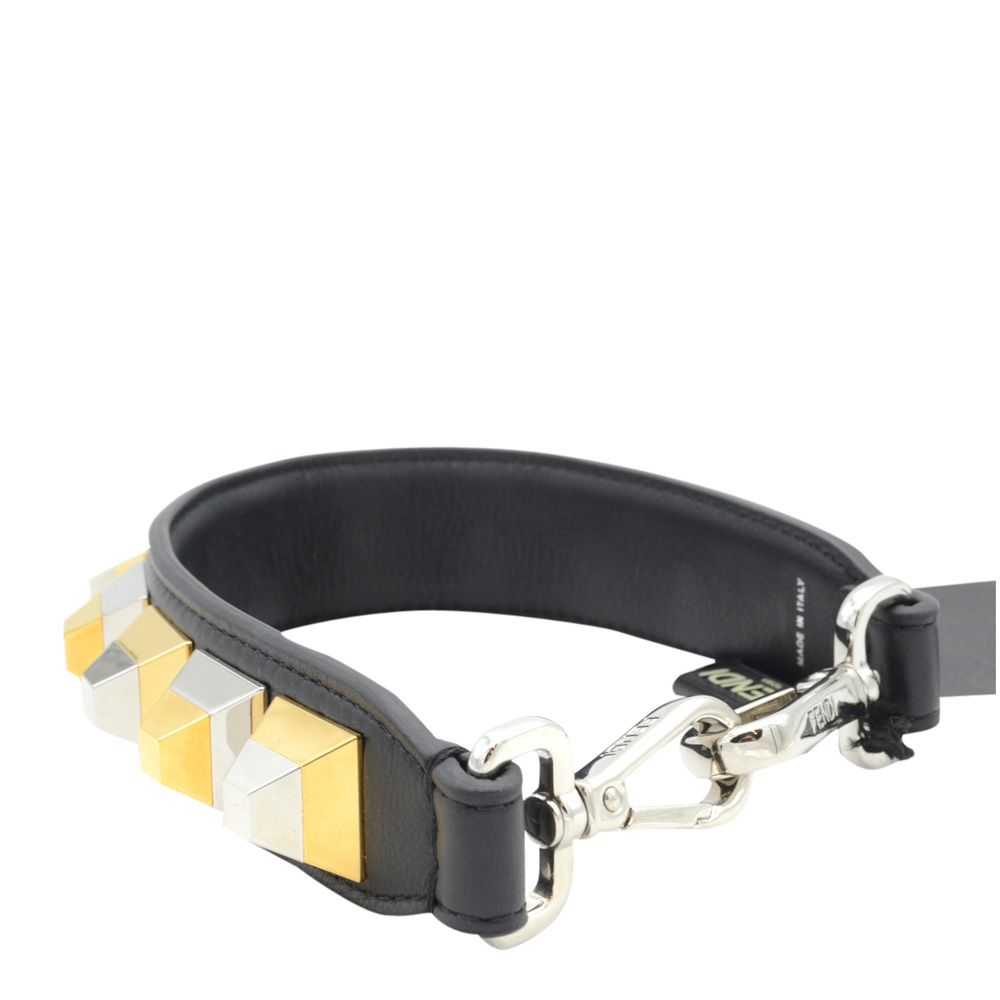 

Fendi Black Rainbow Strap You Bag Strap
