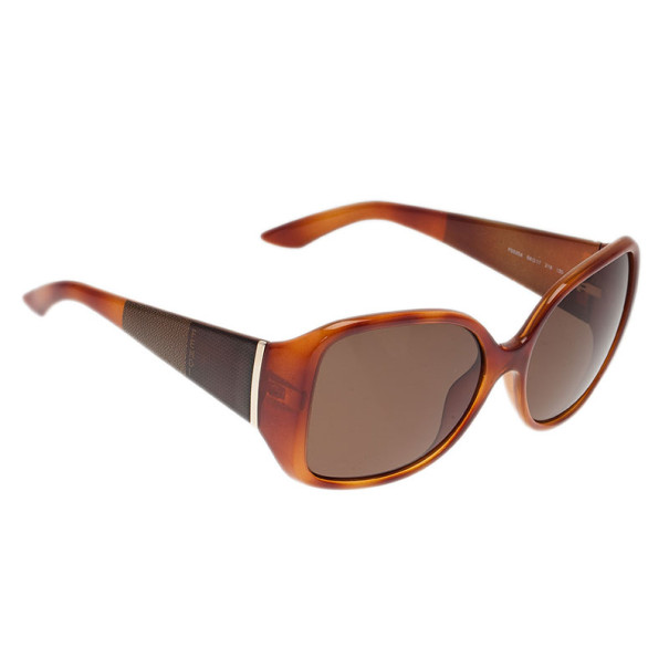 Pre Owned Fendi Pequin Brown 5254 Sunglasses