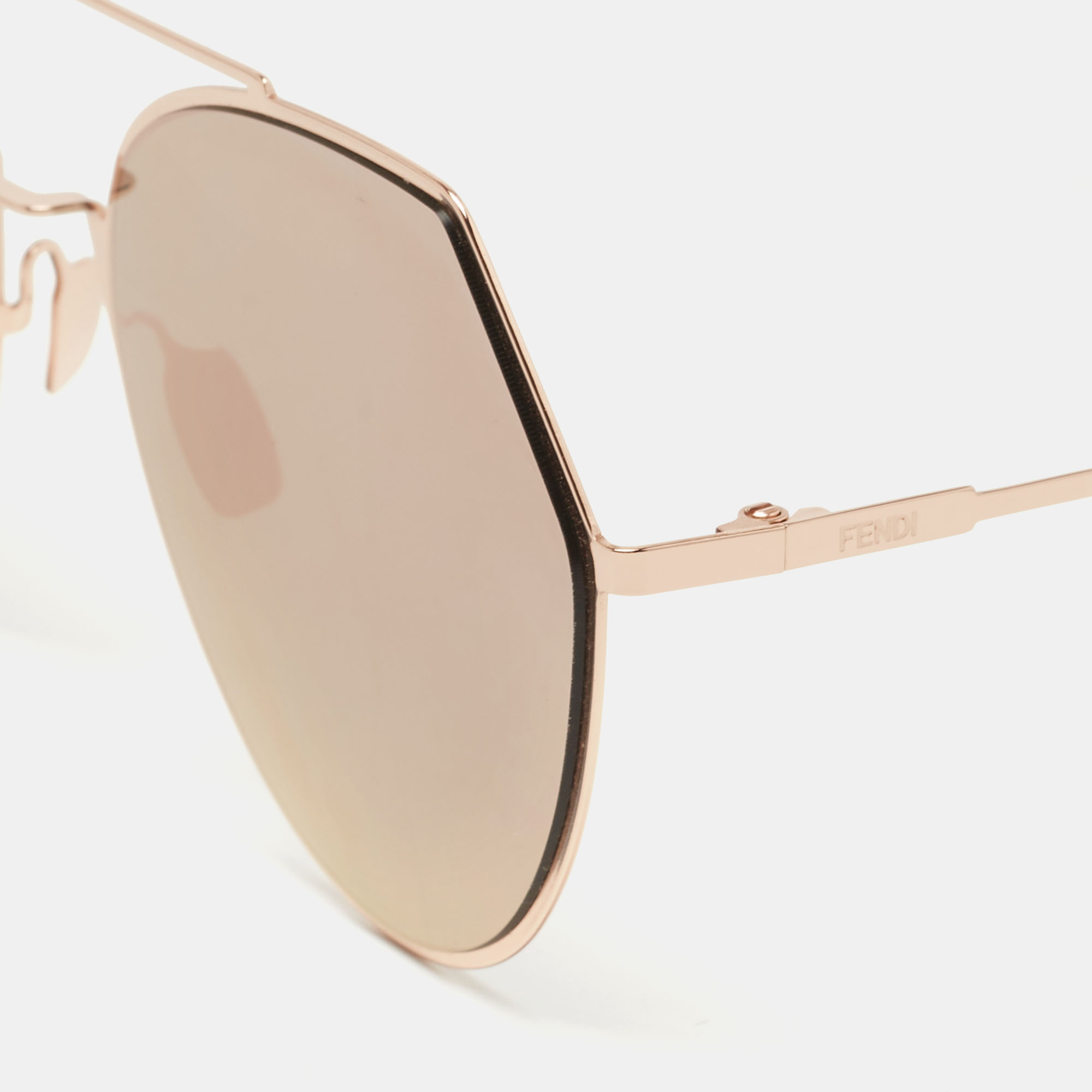 

Fendi Pink FF0194/S Mirrored Aviators Sunglasses