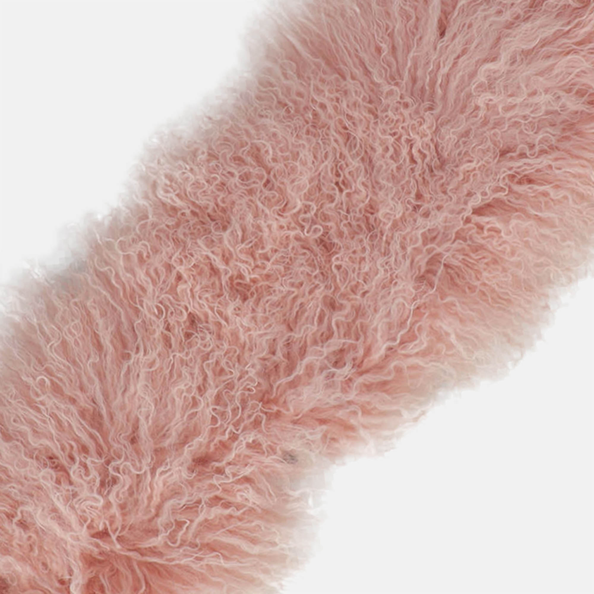 

Fendi Women's Leather Shawl - Pink