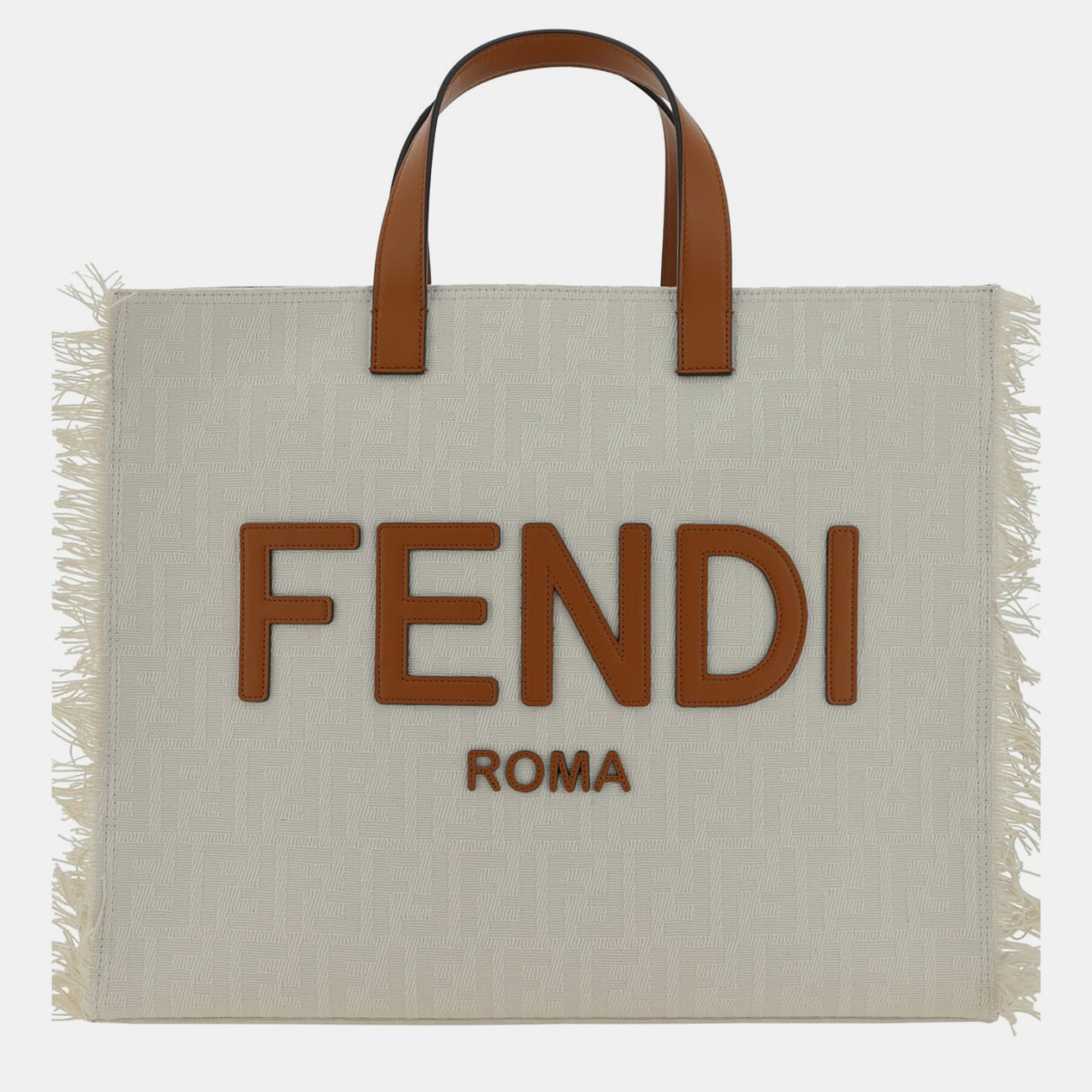 

Fendi Grezzo Brandy Pall Shopping Bag, Brown