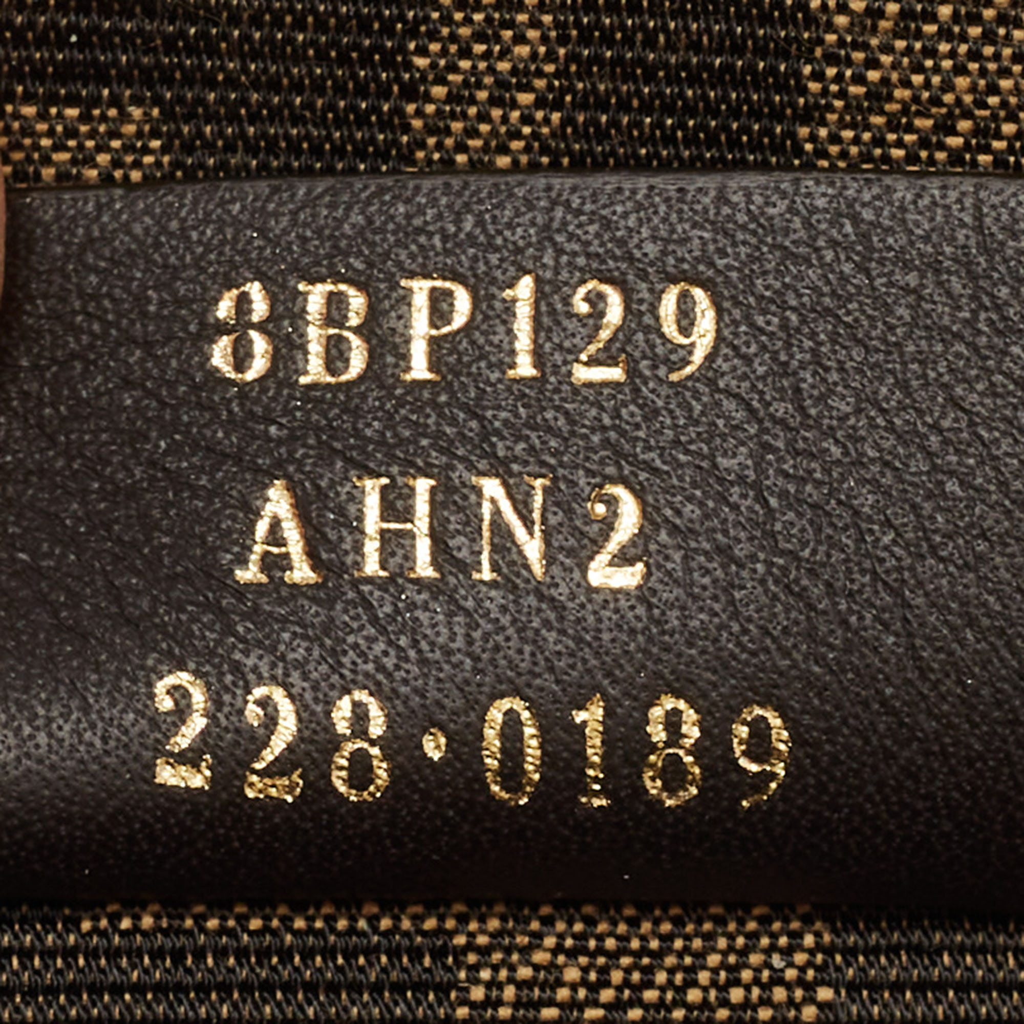 Fendi Brown Python Small Fendi First Clutch 