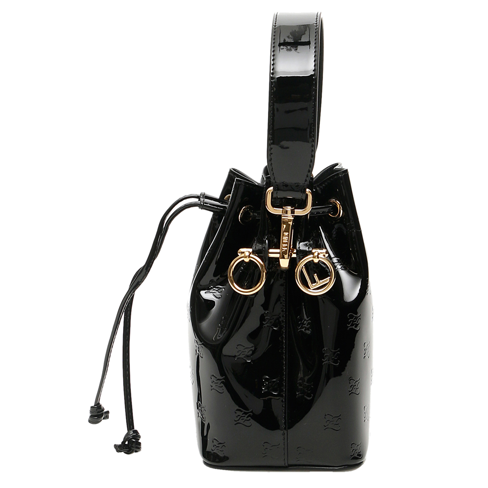 

Fendi Black Leather Mon Tresor Shoulder Bag
