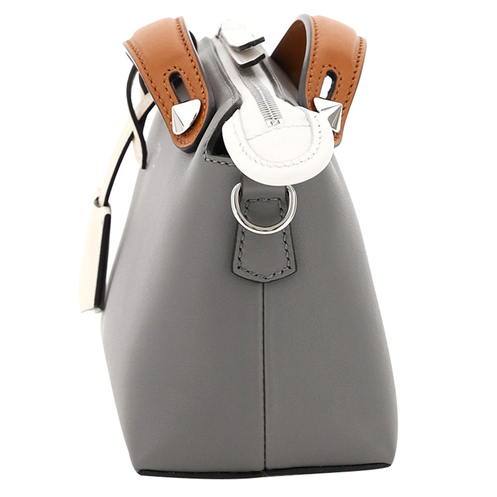 

Fendi Gray Leather By The Way Mini Bag, Grey