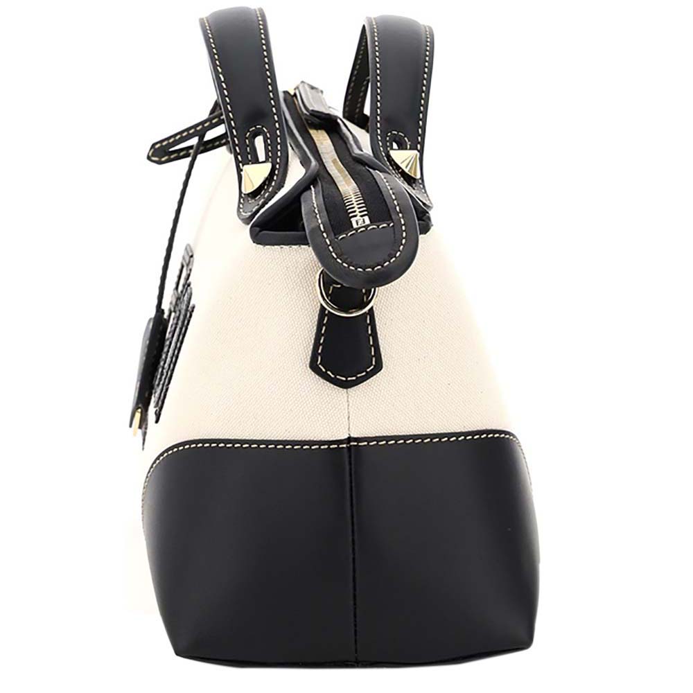 

Fendi White/Black Canvas And Leather By The Way Crossbody Bag