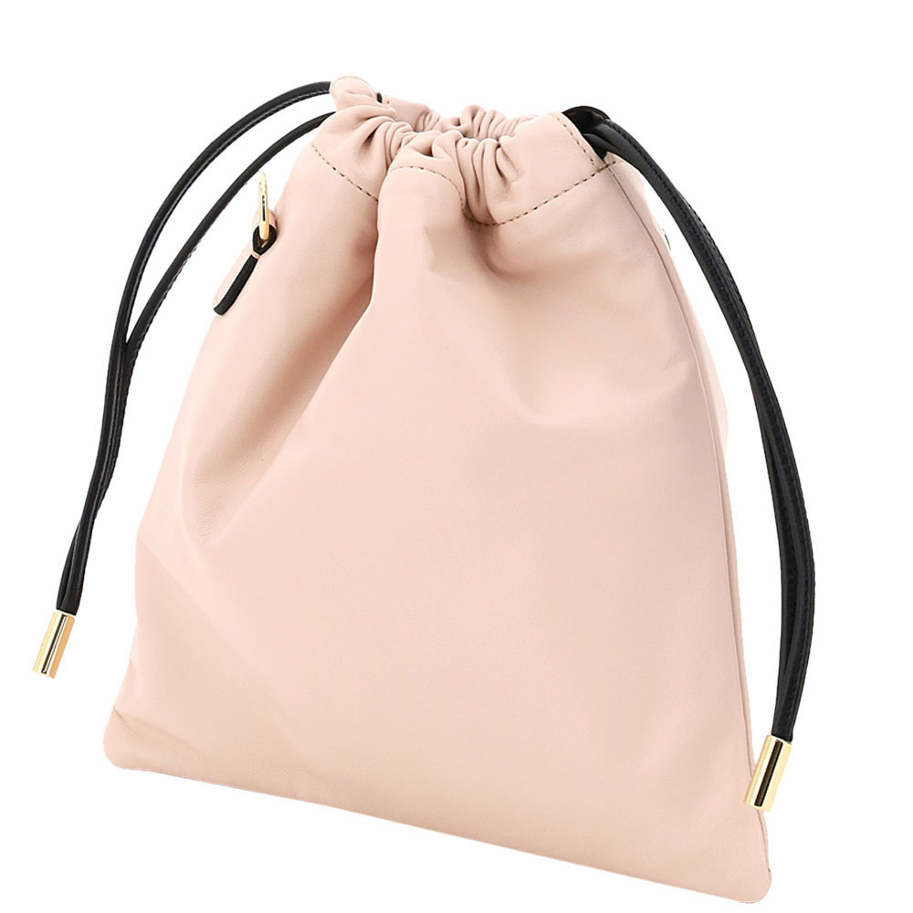 

Fendi Rose Leather Pack Small Pouch Bag, Pink