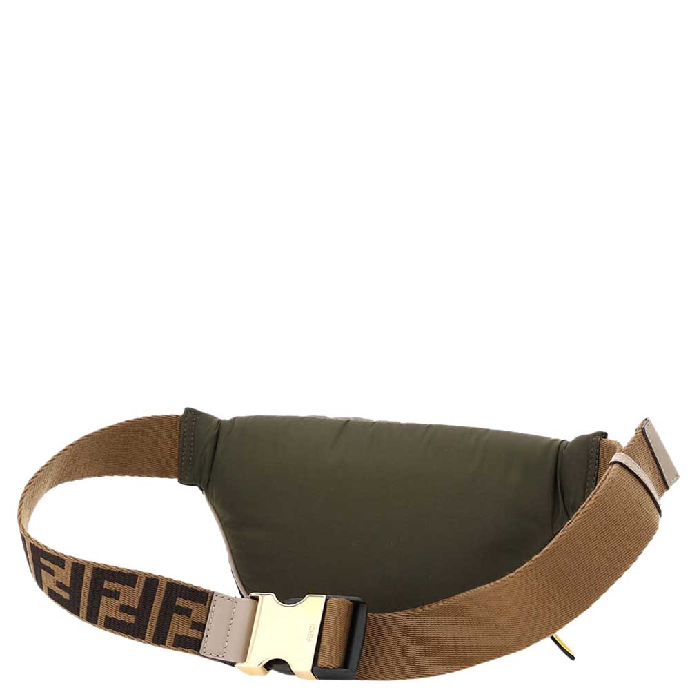 

Fendi Navy Green/Black Nylon Dolmias Belt Bag, Multicolor