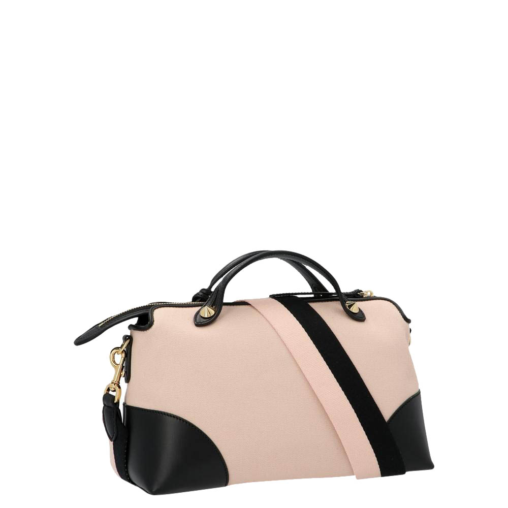 

Fendi Pink/Black Leather By The Way shoulder bag