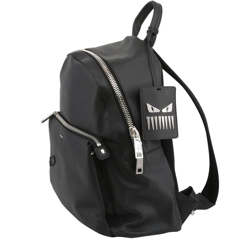 

Fendi Black Leather Backpack