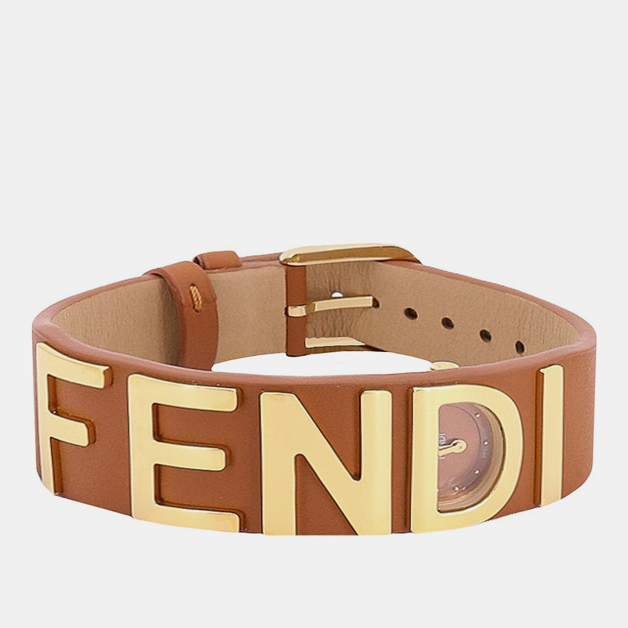 

Fendi Brown Graphy Wristwatch 22 cm