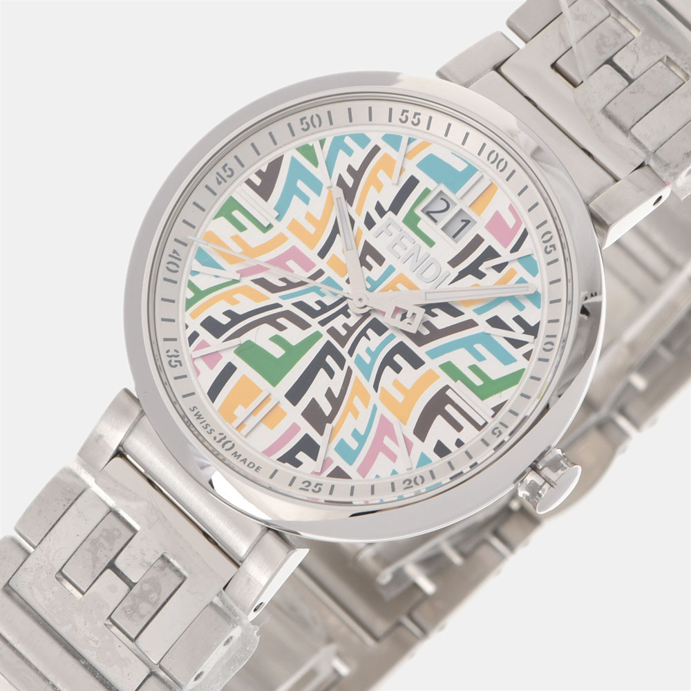 

Fendi Multicolour Stainless Steel Forever Quartz Women's Wristwatch 39 mm, Multicolor