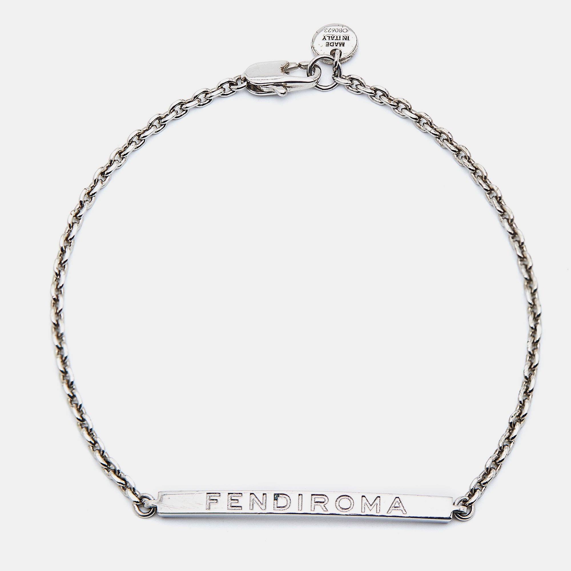 

Fendi Fendiroma Silver Tone Bracelet