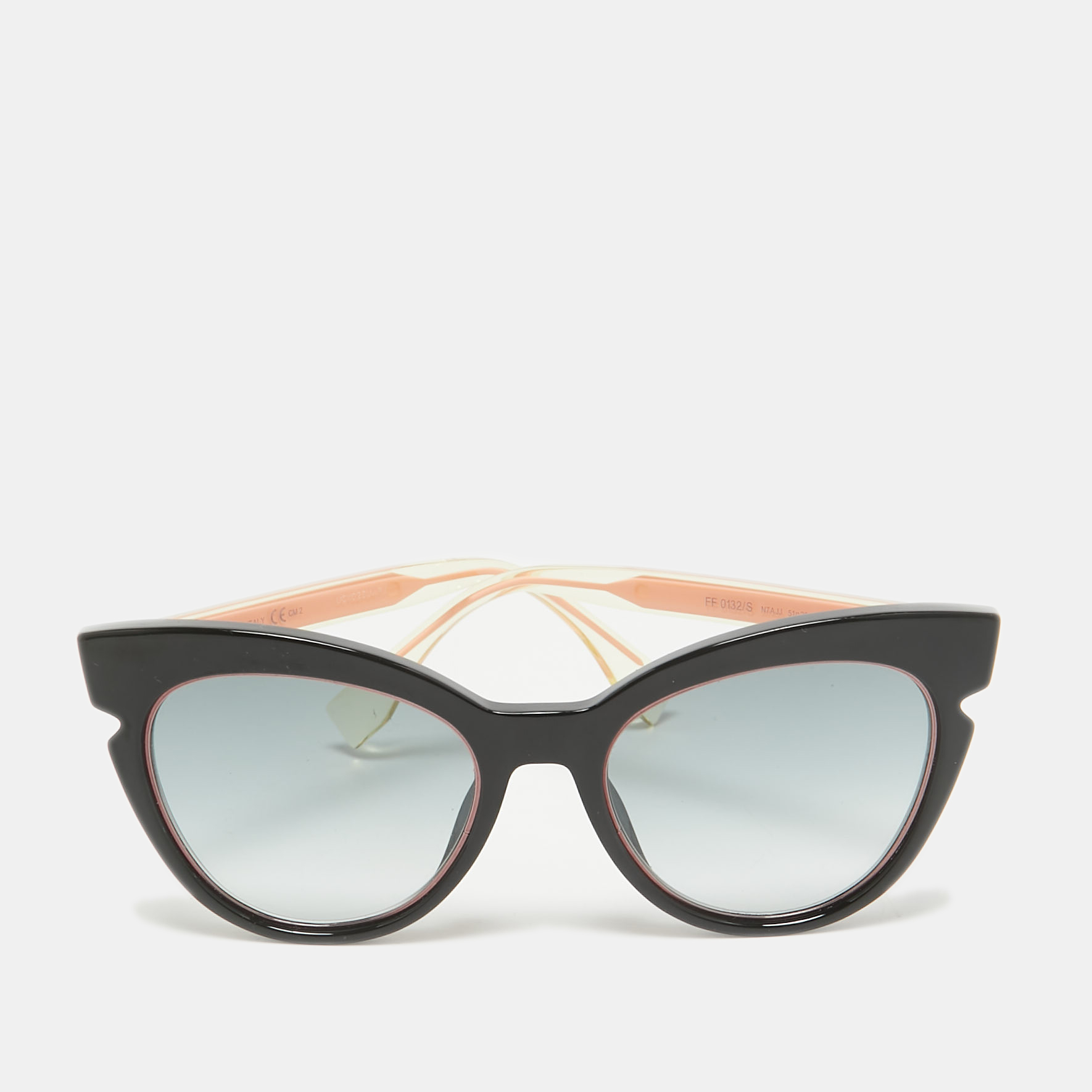 

Fendi Black Gradient FF0132 Butterfly Sunglasses