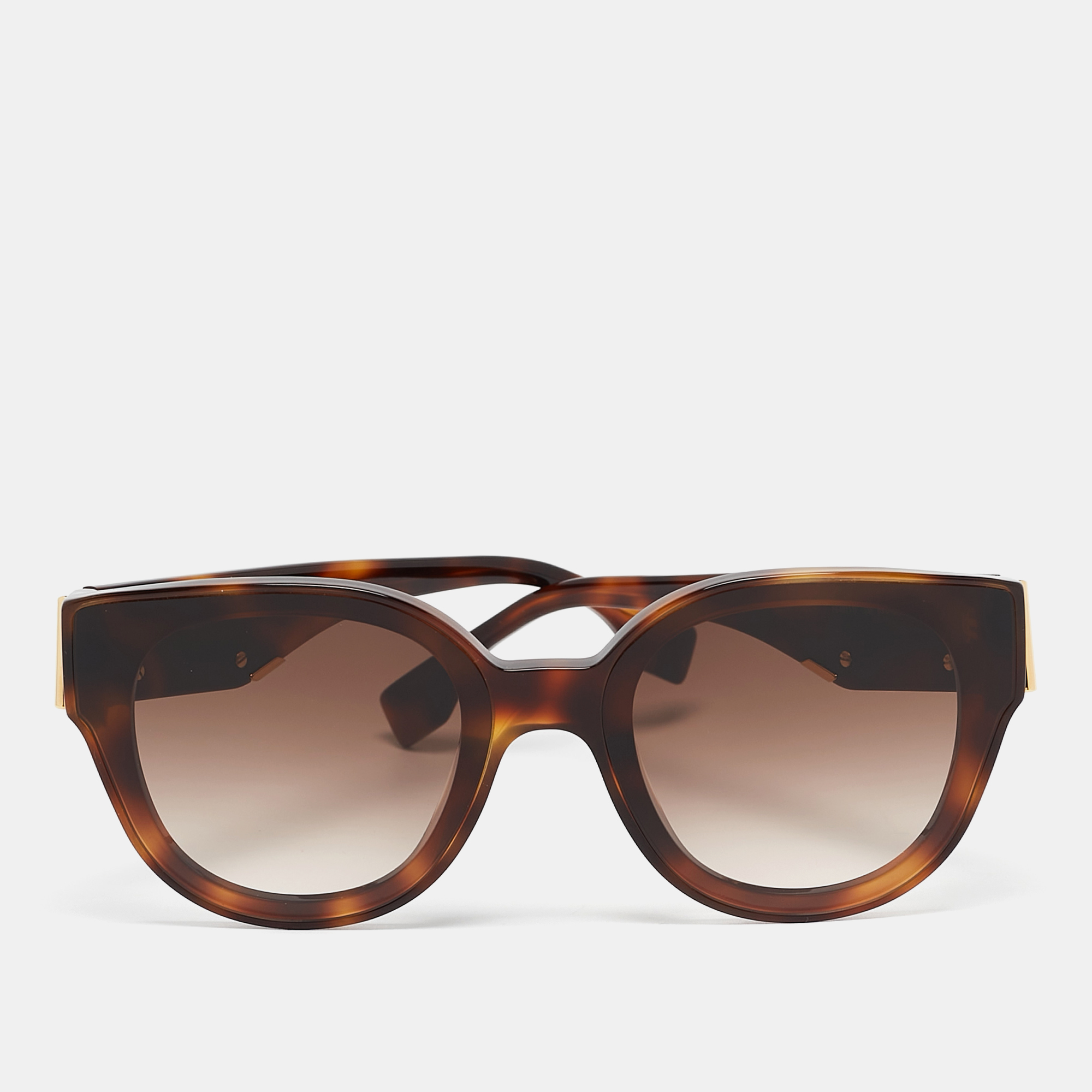 

Fendi Tortoise Brown Gradient FE40111i First Square Sunglasses