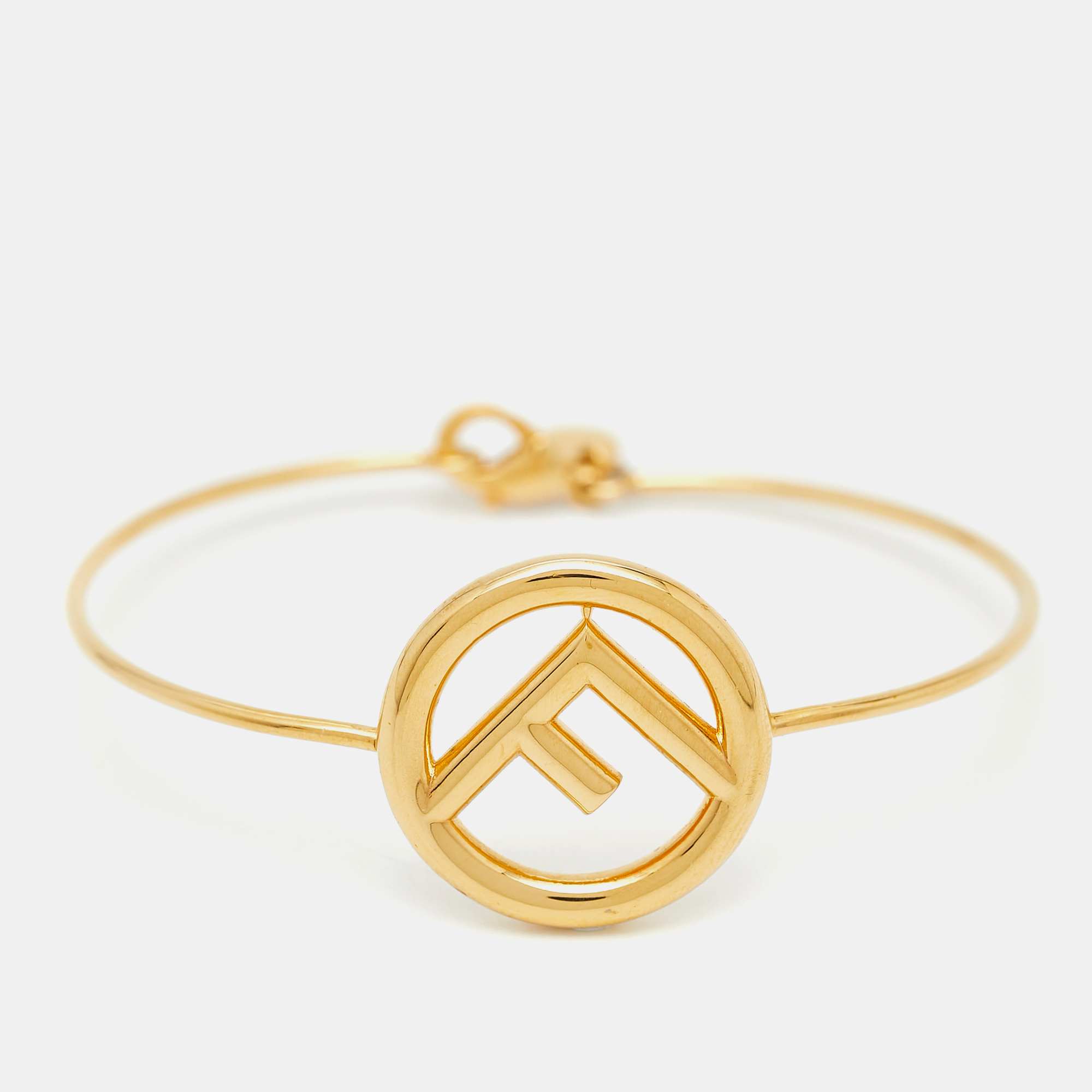 

Fendi F is Fendi Gold Tone Narrow Bangle Bracelet