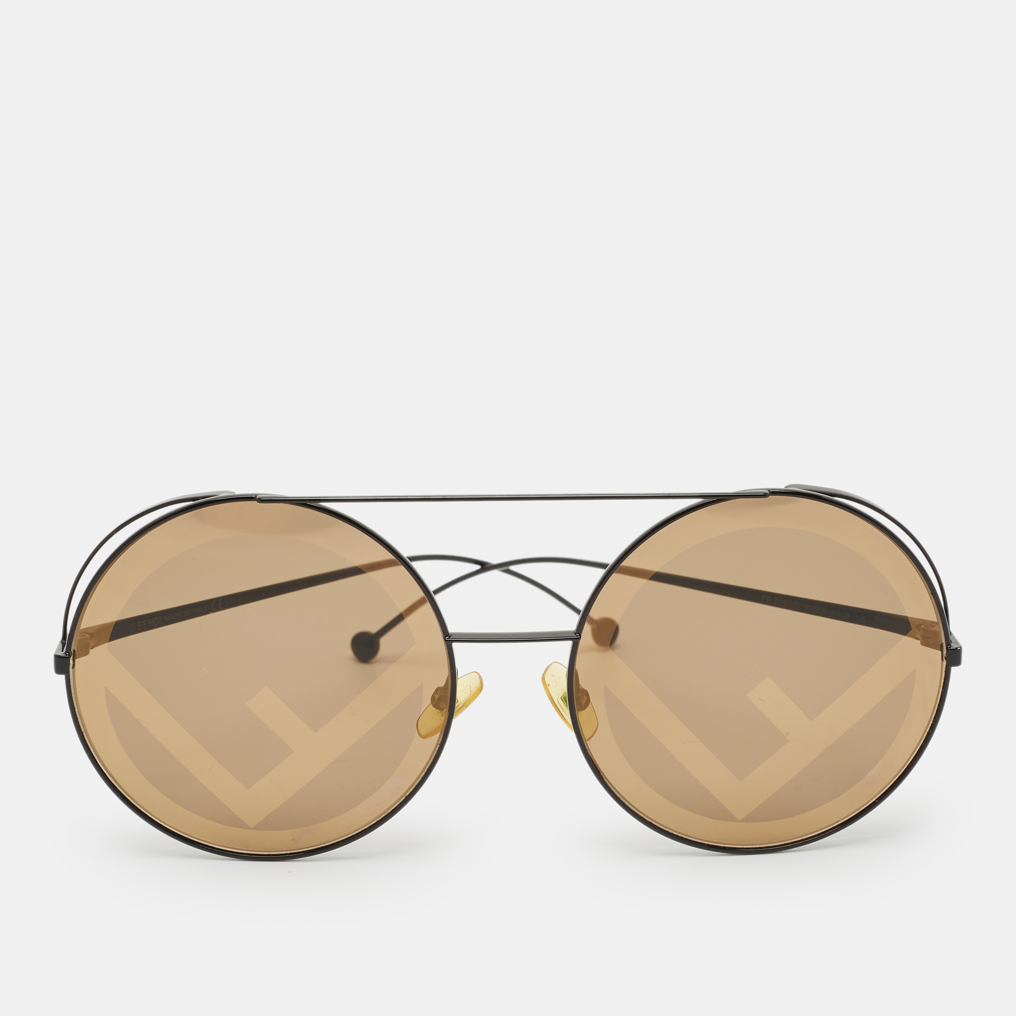 

Fendi Brown/Black FF 0285/S Round Sunglasses