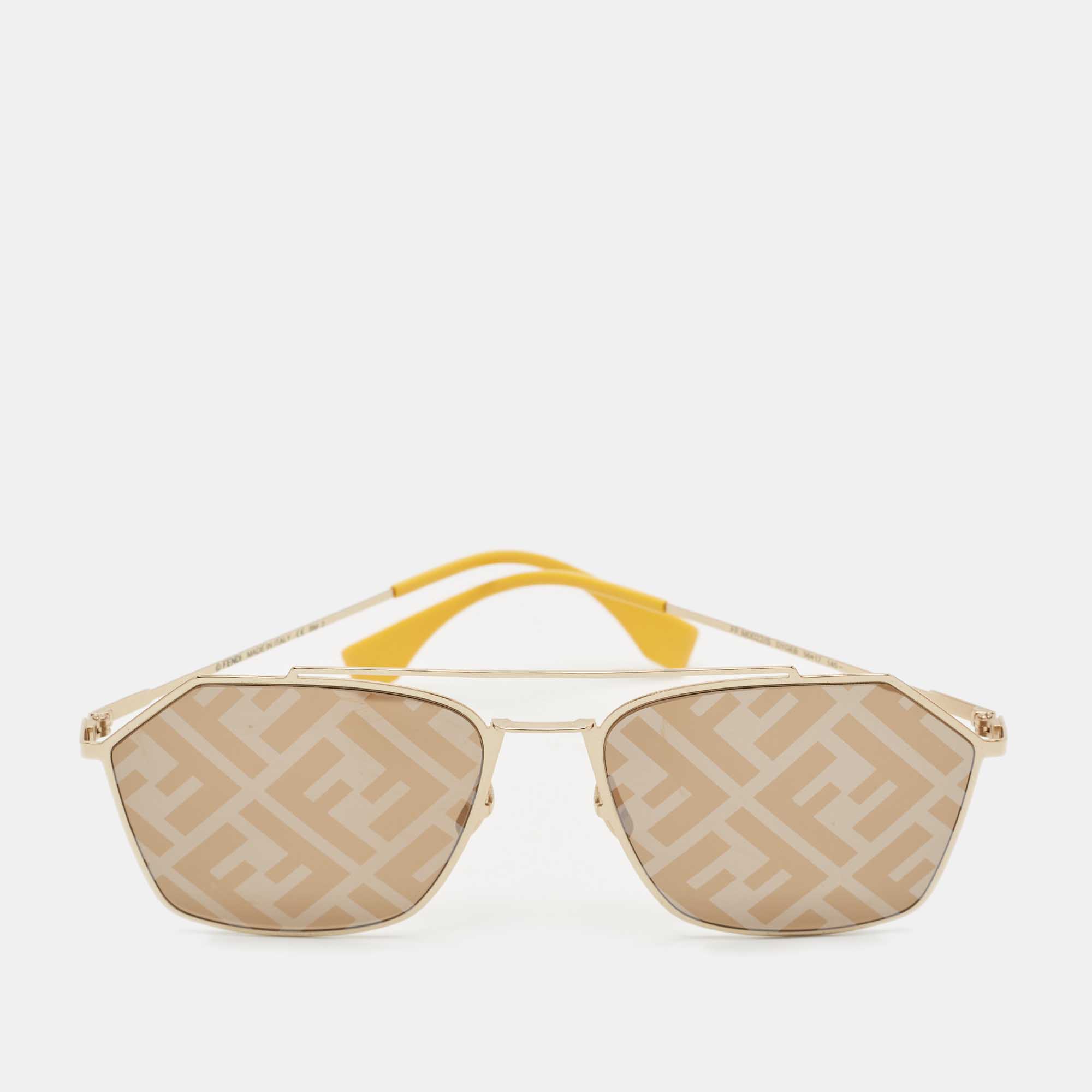 

Fendi Brown Zucca FFM0022/S Square Sunglasses