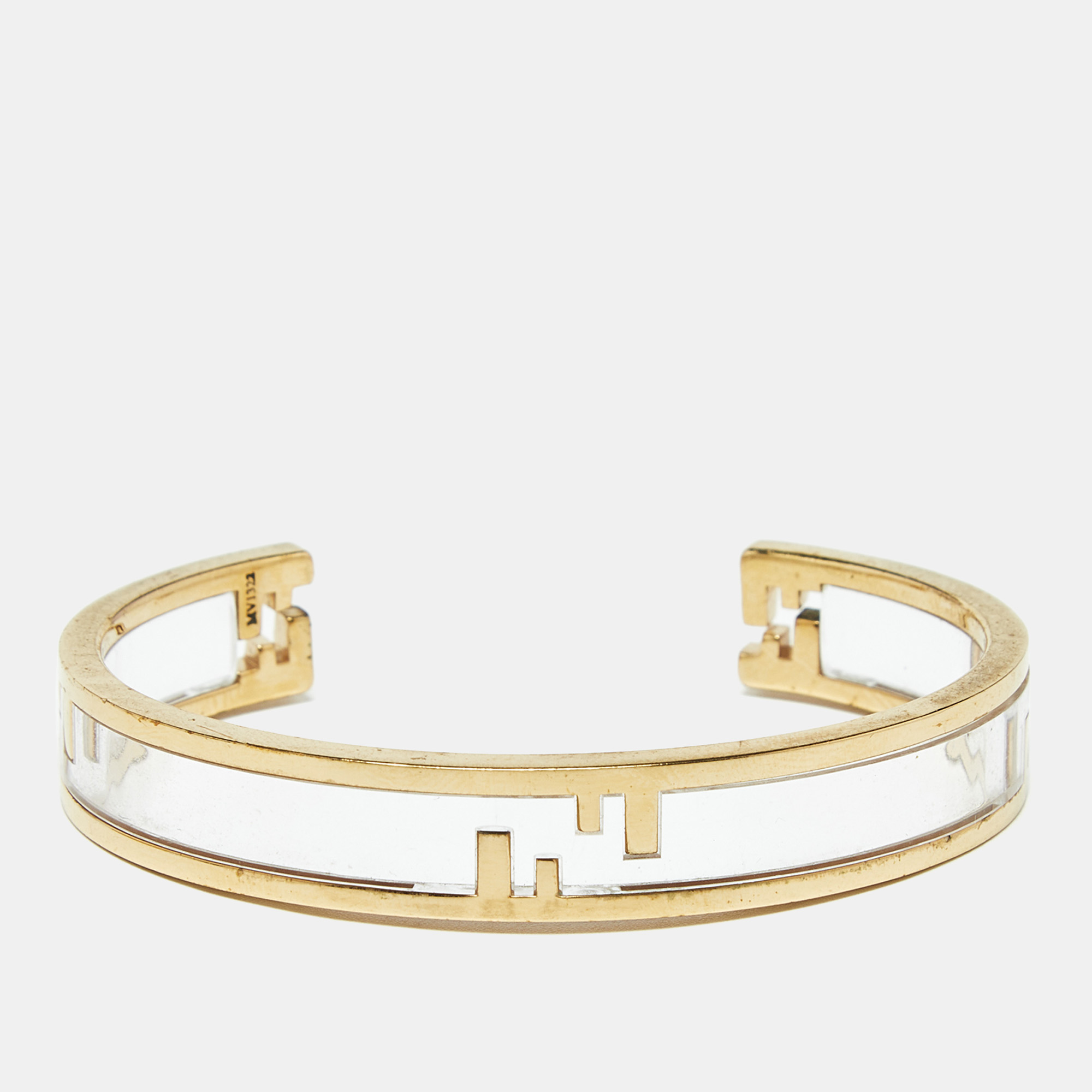 

Fendi FF Aclyric Gold Tone bracelet
