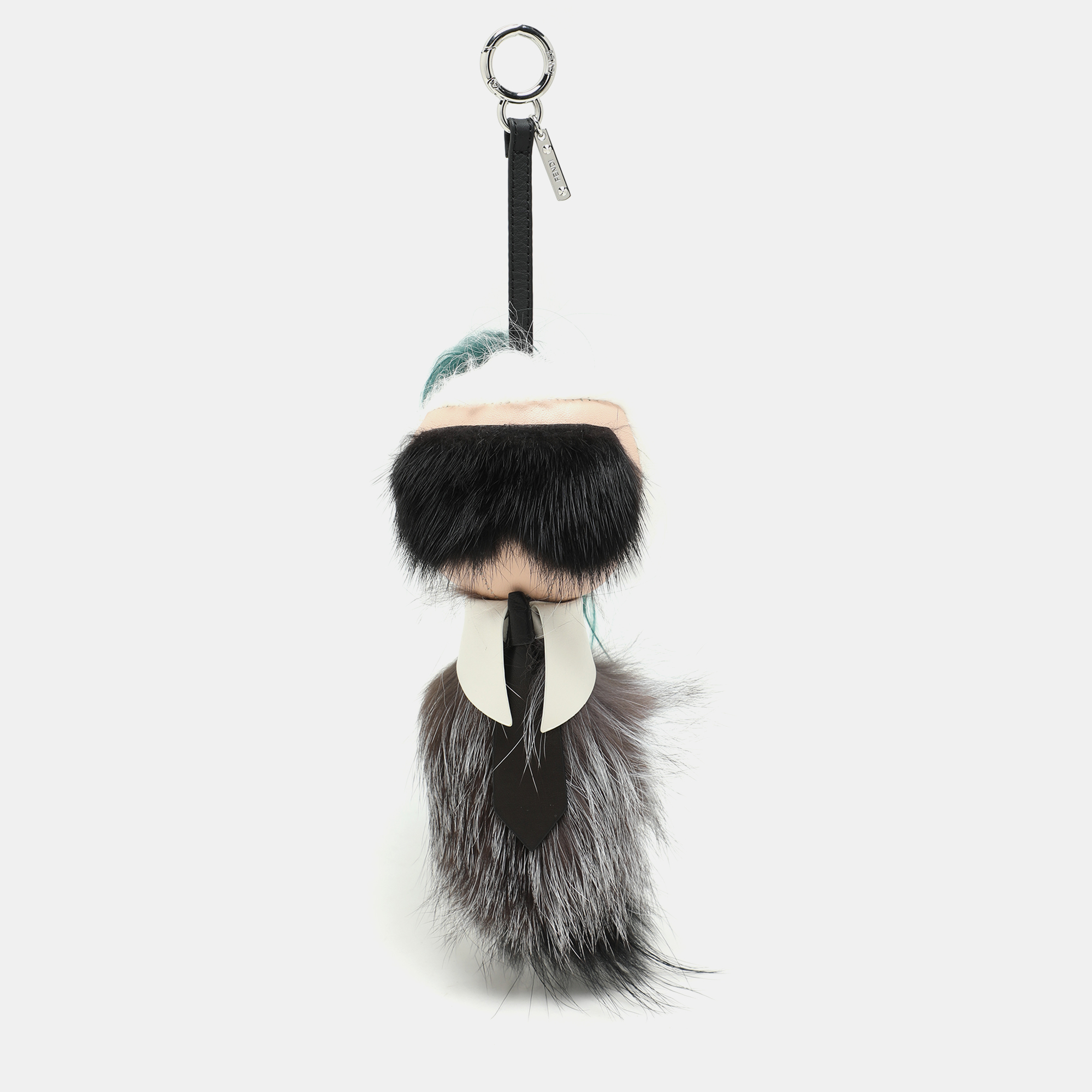 

Fendi Multicolor Mink & Fox Fur Karlito Bag Charm