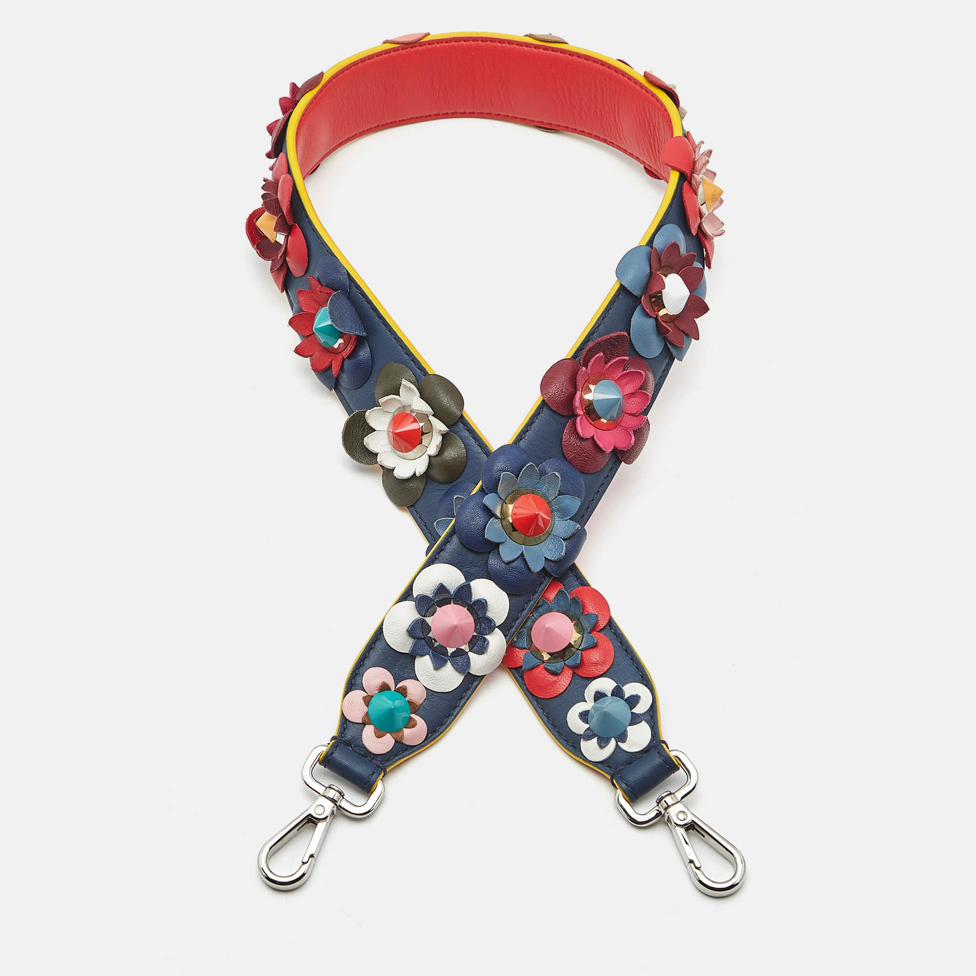 

Fendi Multicolor Leather Flowerland Strap You Shoulder Bag Strap