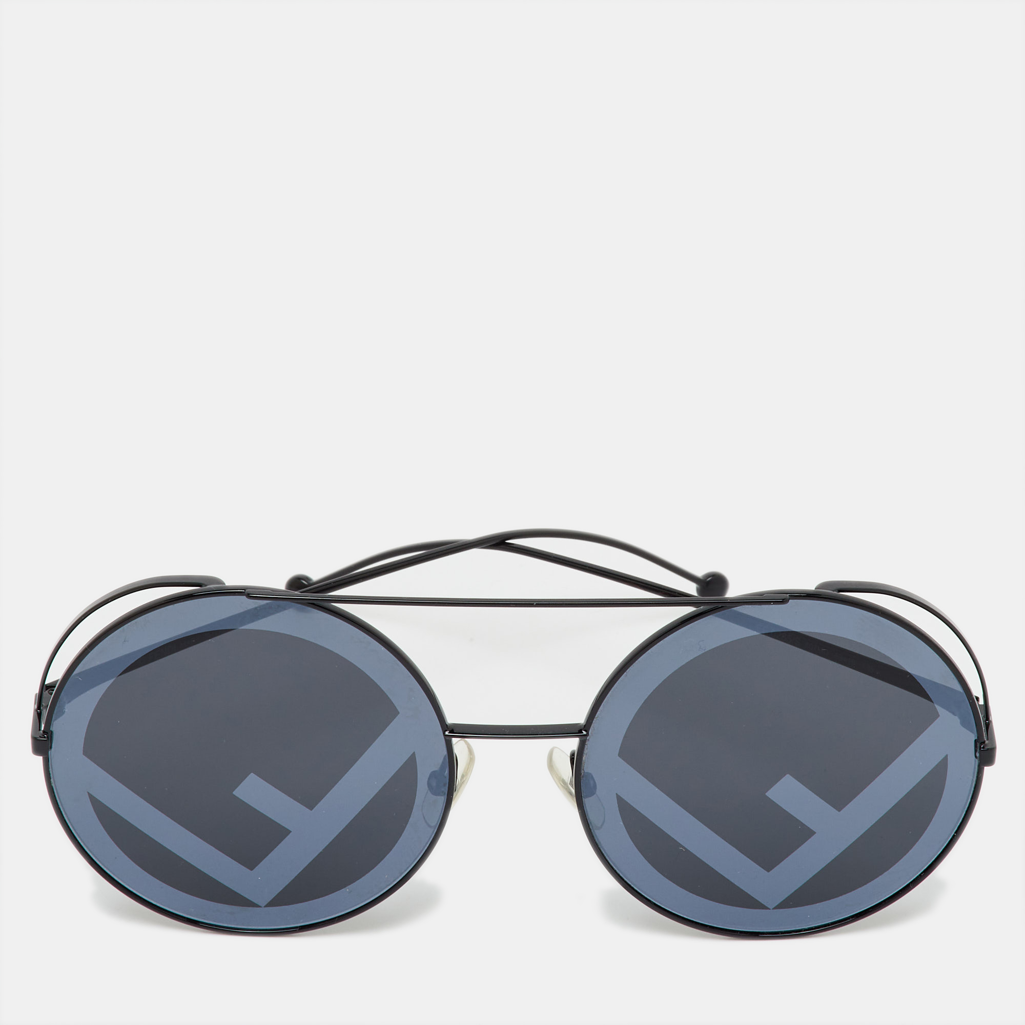 

Fendi Black FF 0285/S F is for Fendi Round Sunglasses