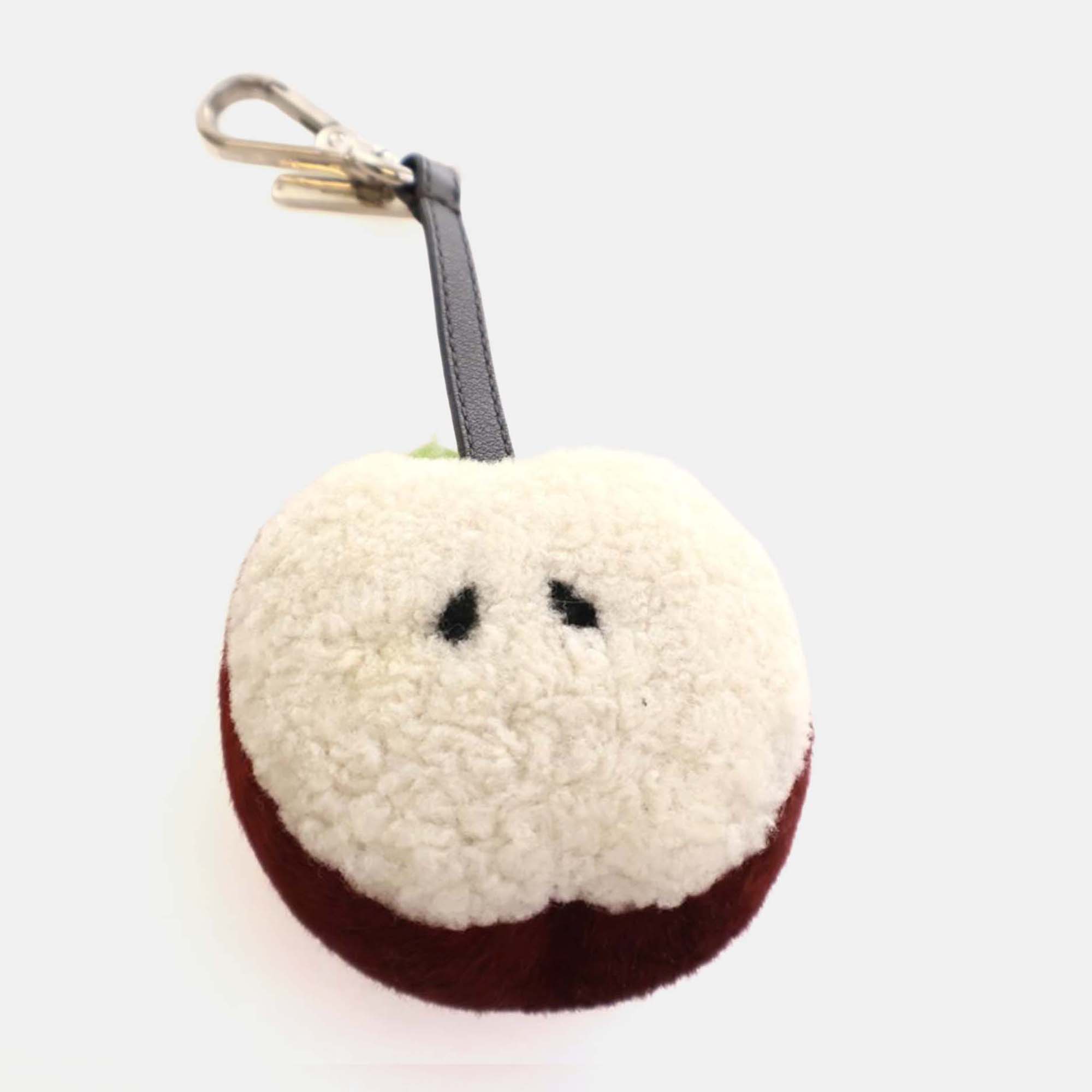 

Fendi Fur Apple Charm, Multicolor