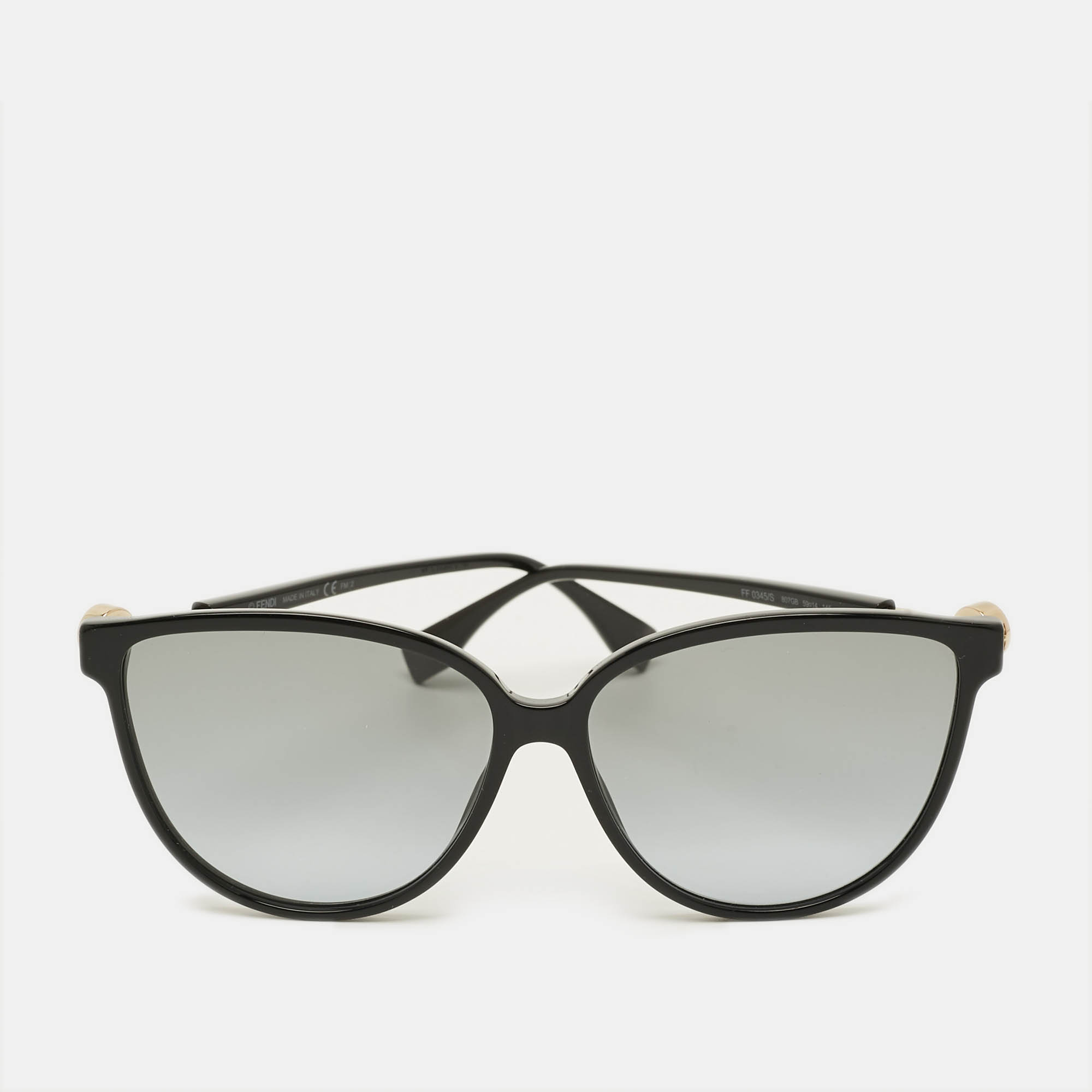 

Fendi Black Gradient FF 0345/5 807GB Butterfly Frame Sunglasses