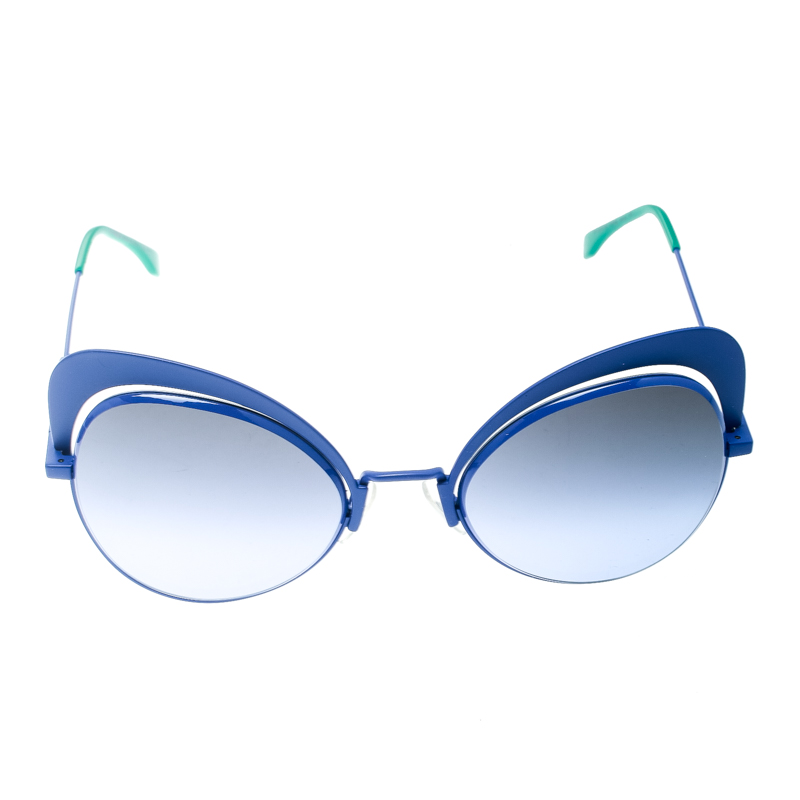 

Fendi Electric Blue/ Blue Gradient FF 0247/S Eyeshine Cateye Sunglasses
