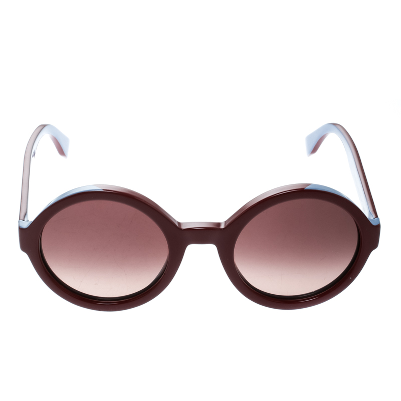 

Fendi Bicolor/Brown Gradient FF 0120/S Round Sunglasses