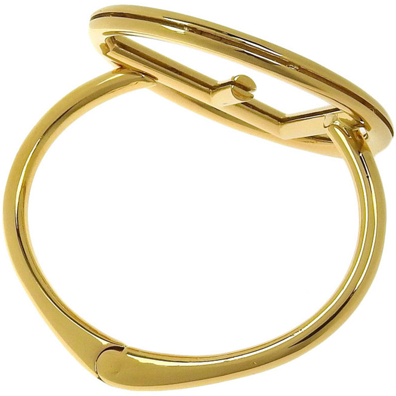 

Fendi F Logo Gold Tone Bangle Bracelet