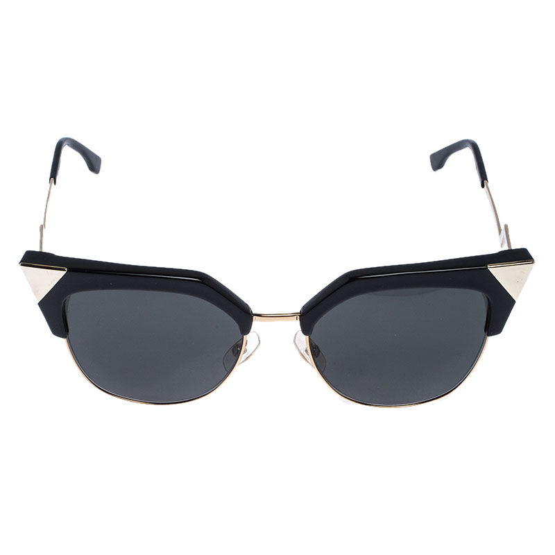 

Fendi Gold Tone/Grey FF 0149 Iridia Cat Eye Sunglasses