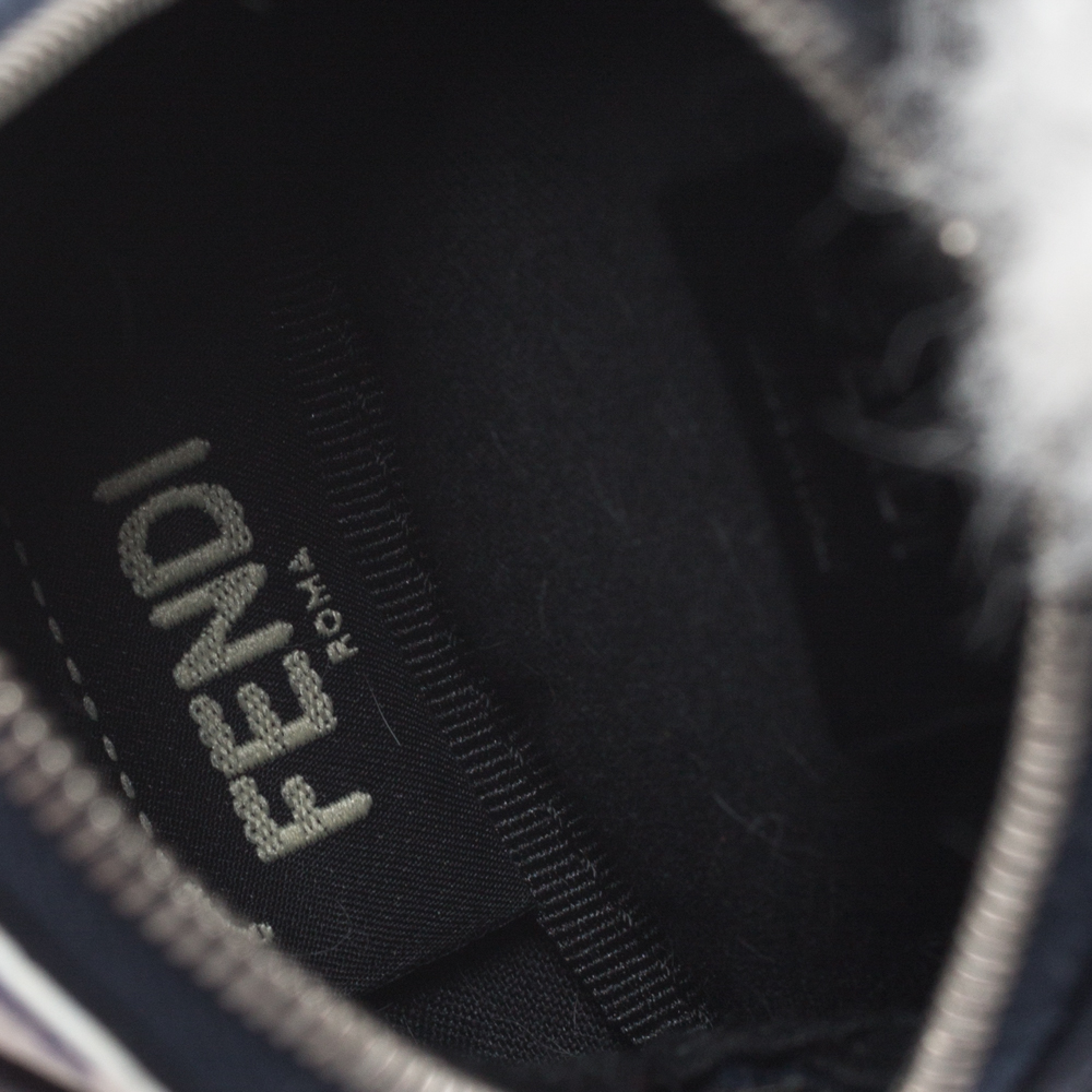 

Fendi Multicolor Leather, Fur and Nylon Micro Monster Backpack Bag Charm