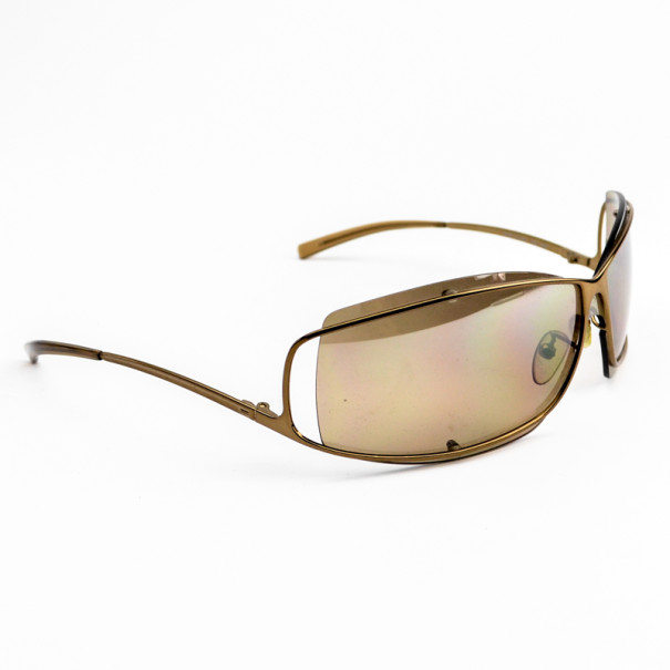 مملوكة مسبقًا Fendi Brown Rectangle Woman Sunglasses