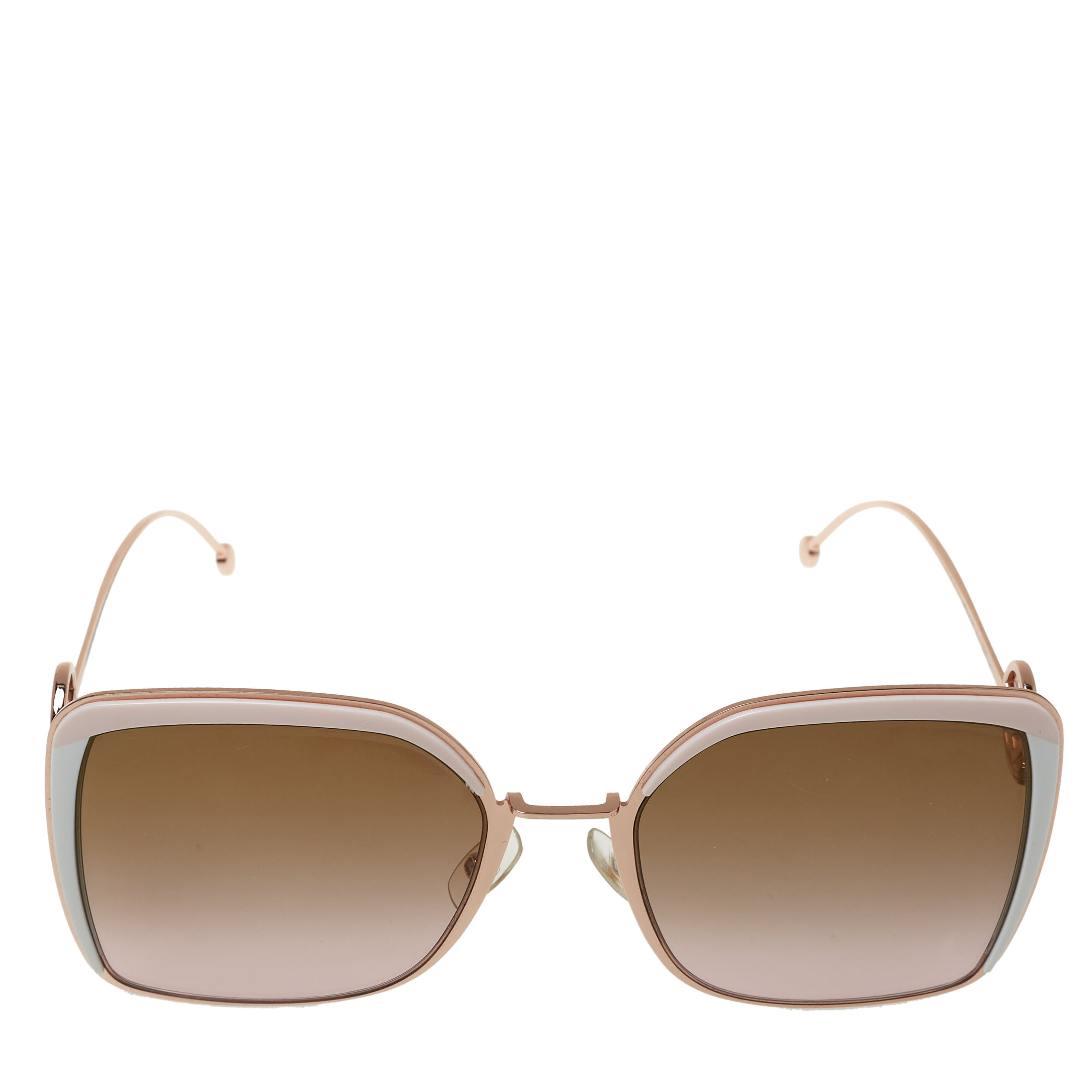 

Fendi Pink/White Gradient FF Logo FF0249/S Square Sunglasses