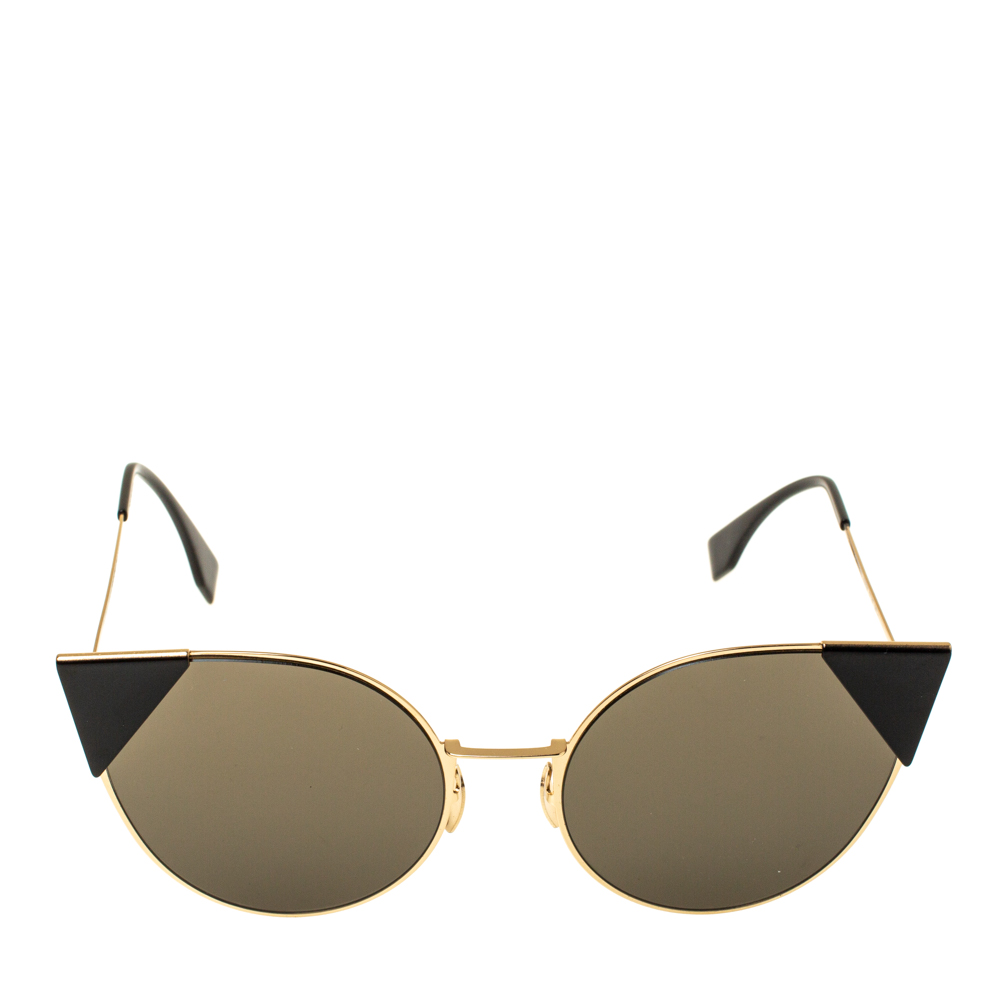 

Fendi Black Mirror FF0190/S Cat Eye Sunglasses