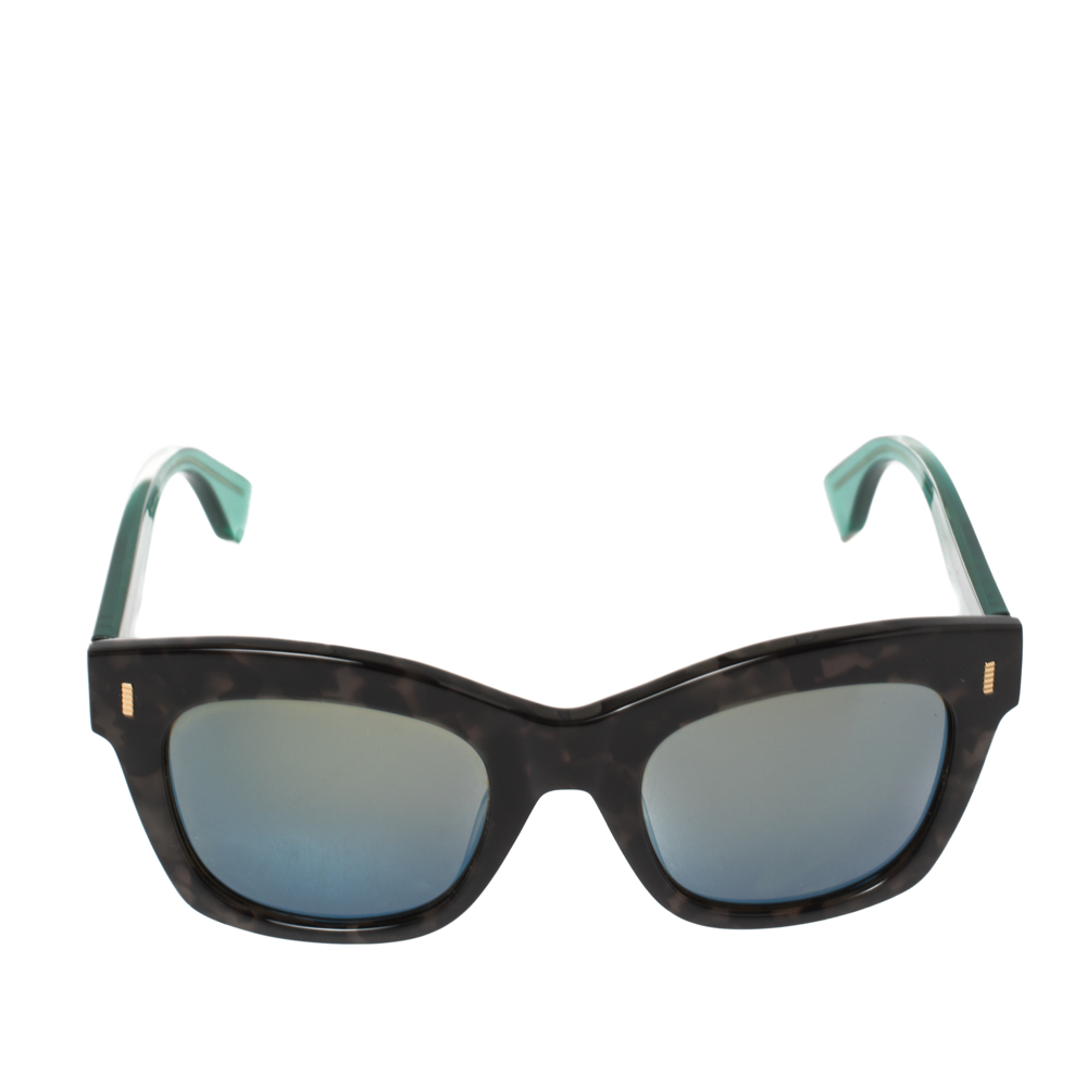 

Fendi Havana & Green / Brown FF 0025/S Square Sunglasses