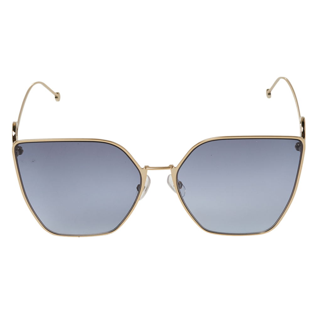 

Fendi Gold/Grey FF 0323/S Oversized Cat Eye Sunglasses