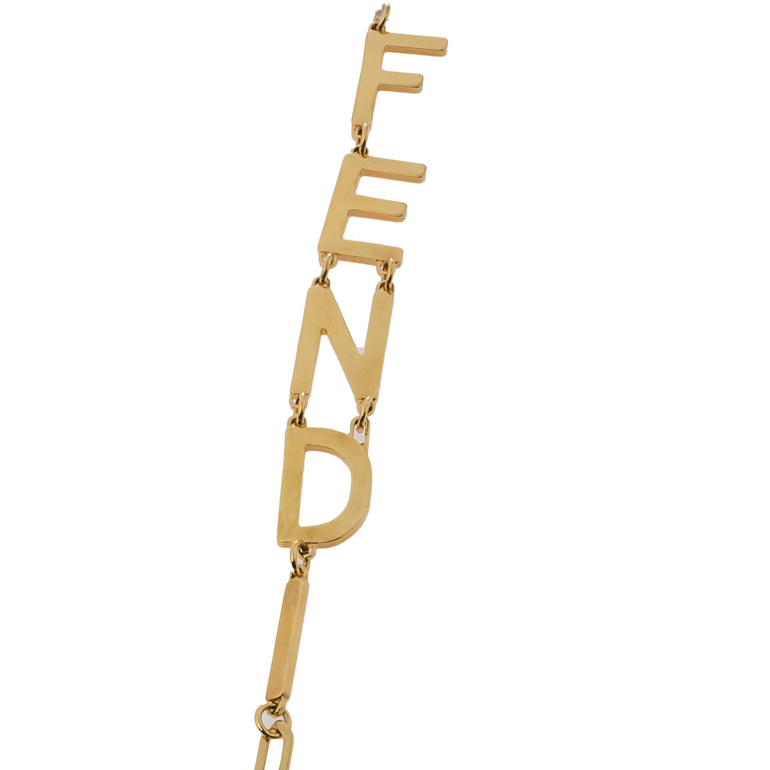 

Fendi Gold Tone Figaro Glasses Chain