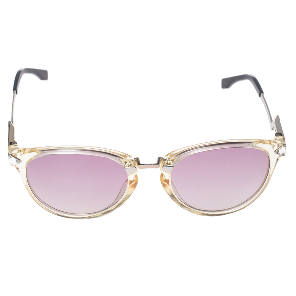 

Fendi Silver/Pink Iridia FF 0039/S Round Sunglasses