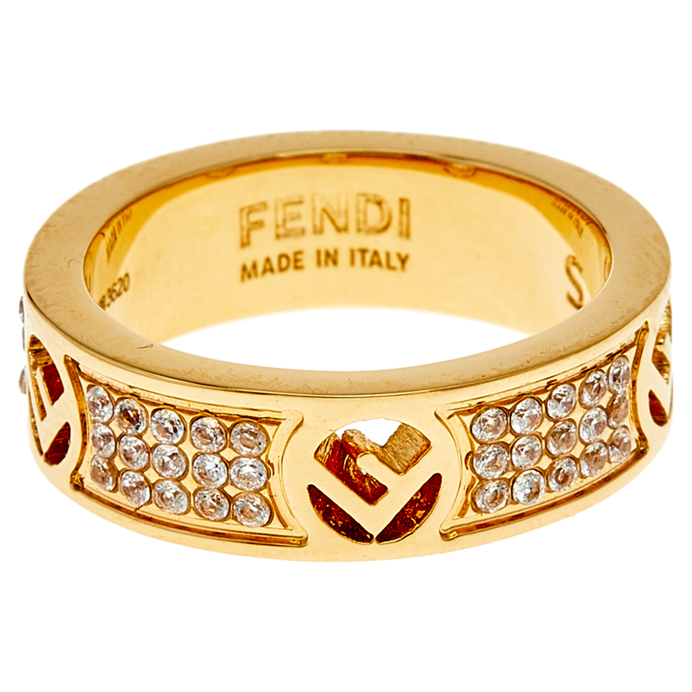 

Fendi Gold Tone F Is Fendi Ring