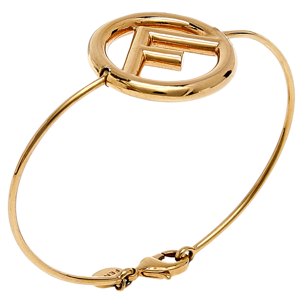

Fendi Gold Tone F is Fendi Bracelet