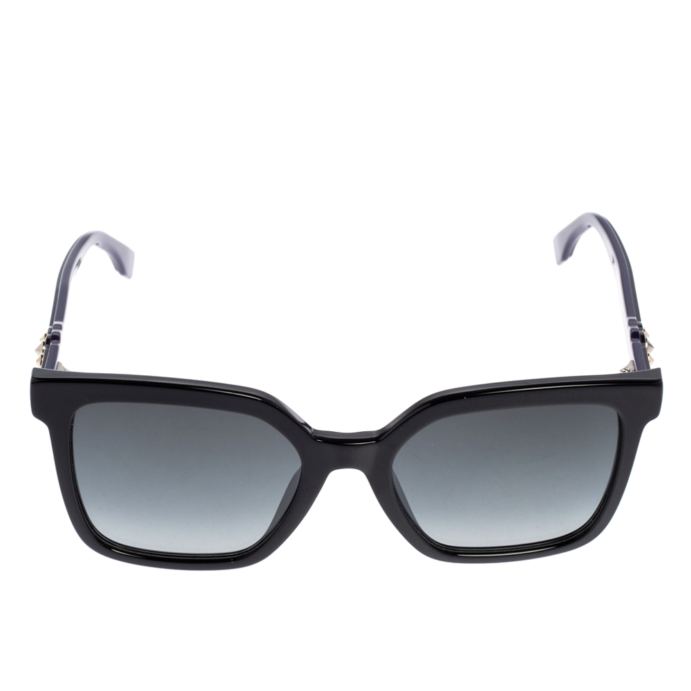 

Fendi Black Acetate FF0269/S Fun Fair Gradient Square Sunglasses