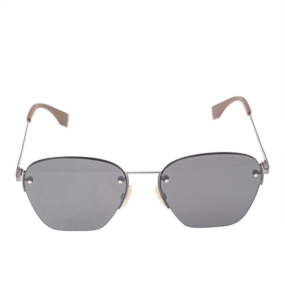 

Fendi Black/Grey FF M0057/S Squared Sunglasses