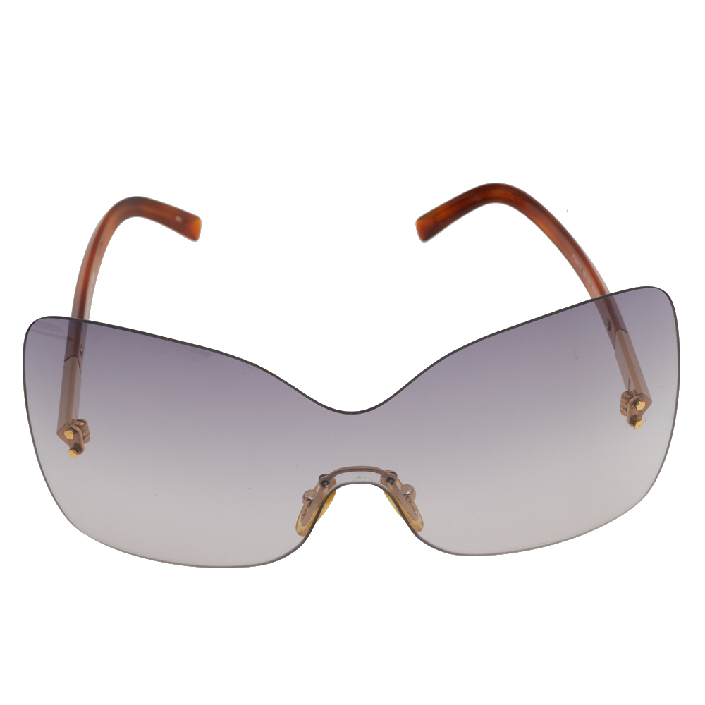 

Fendi Gold Tone/ Grey Gradient FS5273 Oversized Sunglasses