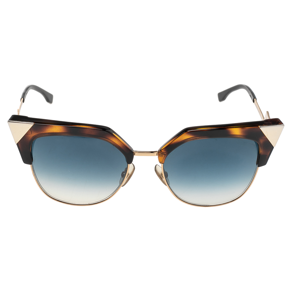 

Fendi Brown /Grey Gradient FF 0149/S Cat Eye Iridia Sunglasses