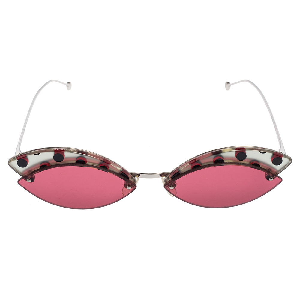 

Fendi Pink Acetate FF0370/S Cat Eye Sunglasses